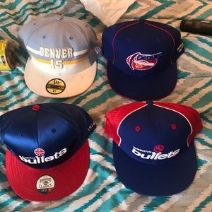 Hats Denver nugget  and Washington bullets